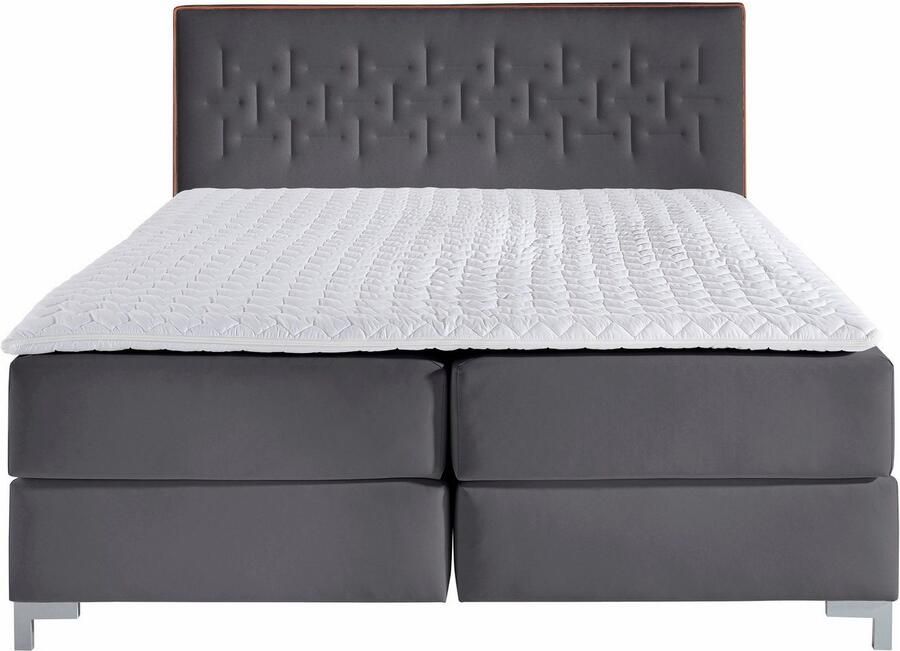 INOSIGN Boxspring Coos met bijzondere stiksels in het hoofdbord 3 matrassoorten 2 hardheden - Foto 2