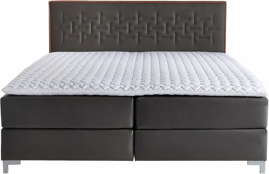 INOSIGN Boxspring Coos met bijzondere stiksels in het hoofdbord 3 matrassoorten 2 hardheden - Foto 4