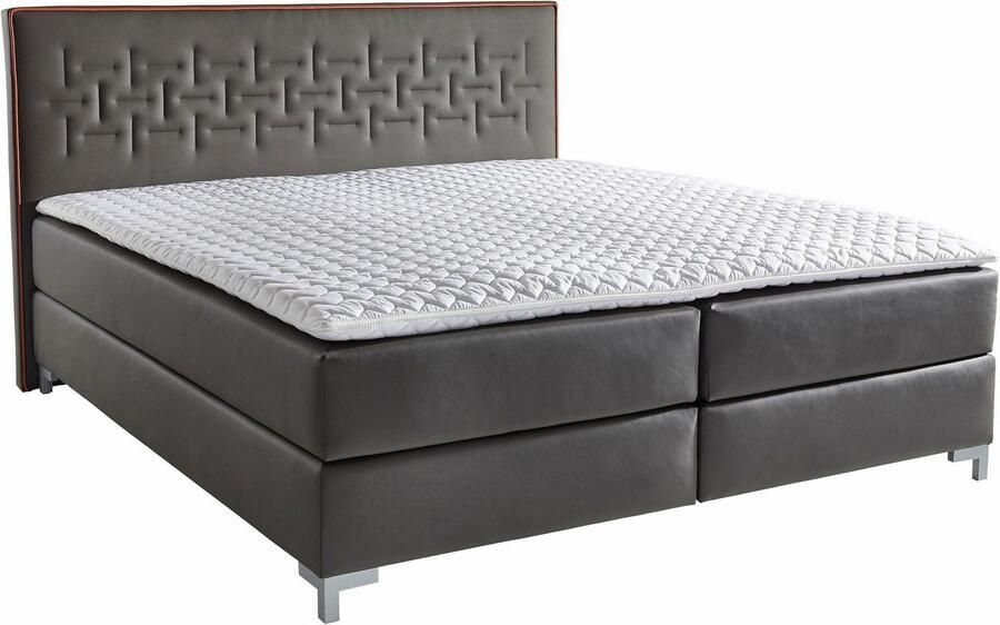 INOSIGN Boxspring Coos met bijzondere stiksels in het hoofdbord 3 matrassoorten 2 hardheden - Foto 6