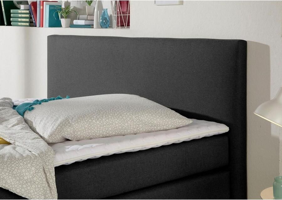 INOSIGN Boxspring Eliana incl. topmatras in 4 breedten 3 matrassoorten en 2 hardheden
