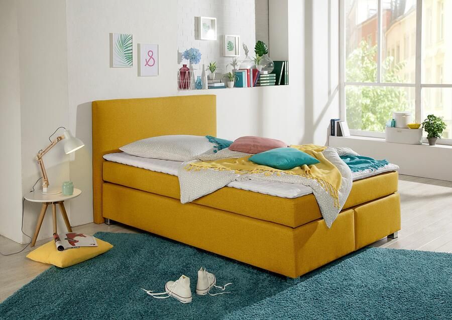 INOSIGN Boxspring Eliana incl. topmatras in 4 breedten 3 matrassoorten en 2 hardheden - Foto 3