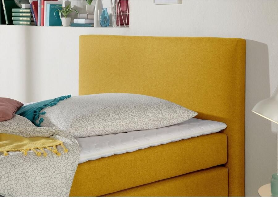 INOSIGN Boxspring Eliana incl. topmatras in 4 breedten 3 matrassoorten en 2 hardheden