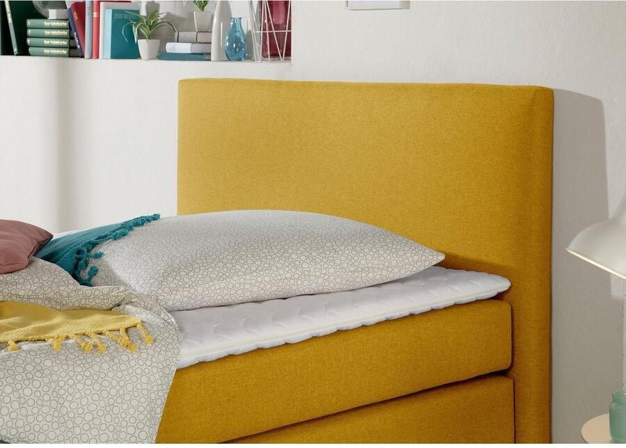 INOSIGN Boxspring Eliana incl. topmatras in 4 breedten 3 matrassoorten en 2 hardheden