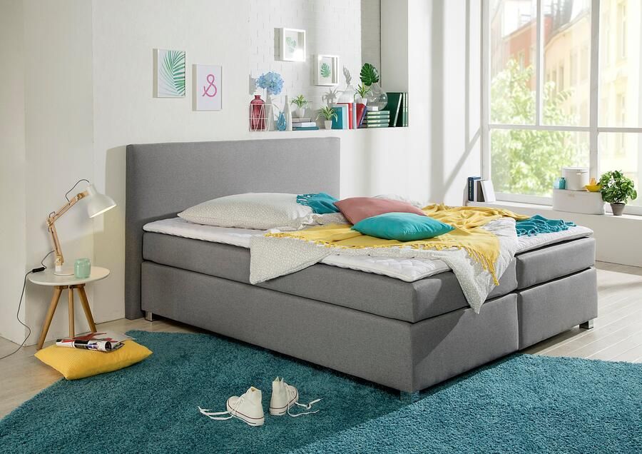 INOSIGN Boxspring Eliana incl. topmatras in 4 breedten 3 matrassoorten en 2 hardheden - Foto 2