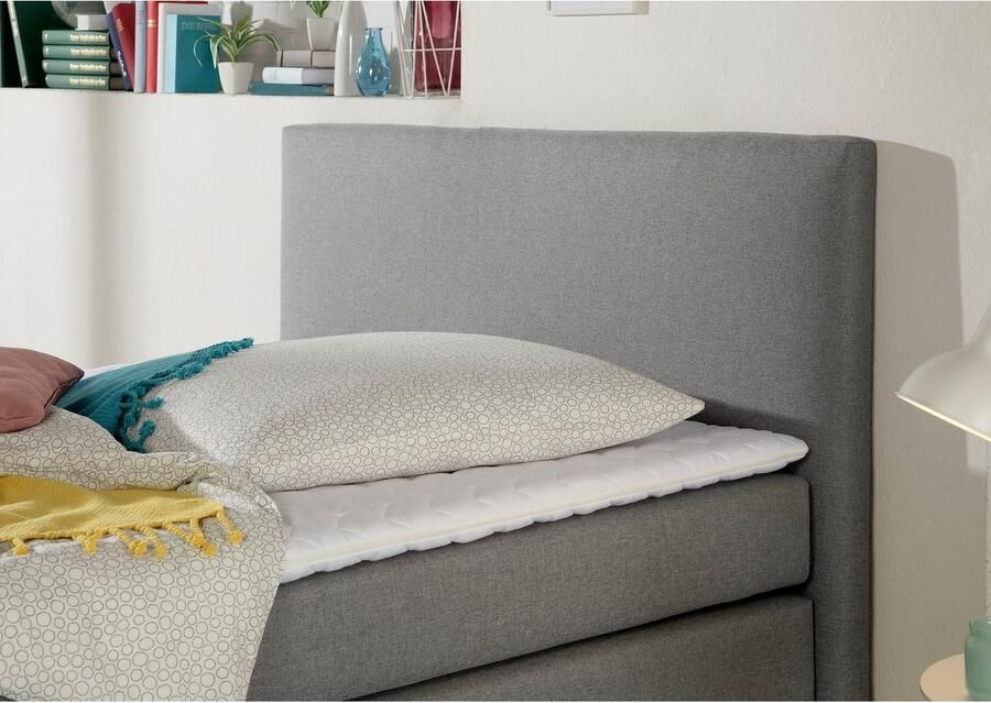 INOSIGN Boxspring Eliana incl. topmatras in 4 breedten 3 matrassoorten en 2 hardheden