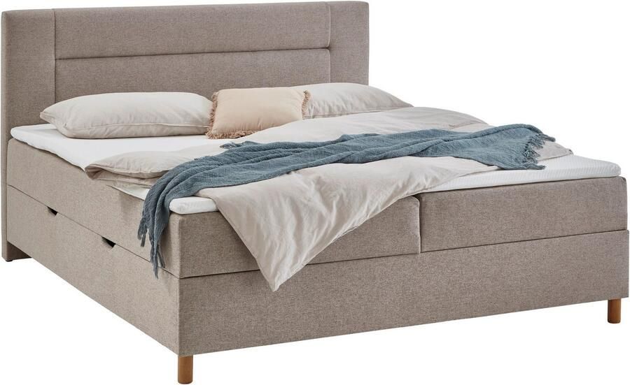 INOSIGN Boxspring Escalon II boxbed met opbergruimte inclusief topper - Foto 7