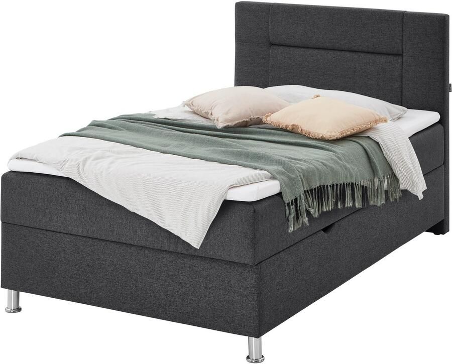 INOSIGN Boxspring Escalon met opbergruimte inclusief topper beschikbaar in de breedtes 120x200 cm en 180x200 cm - Foto 4
