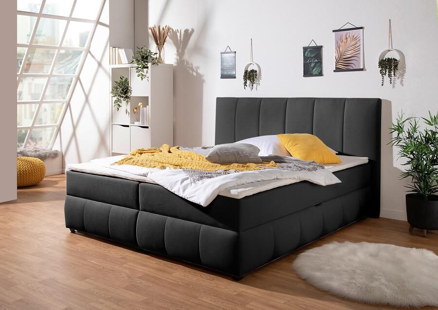 INOSIGN Boxspring Hartley Inclusief bedlade & topper kiesbaar in H2 H3 of H4 - Foto 3
