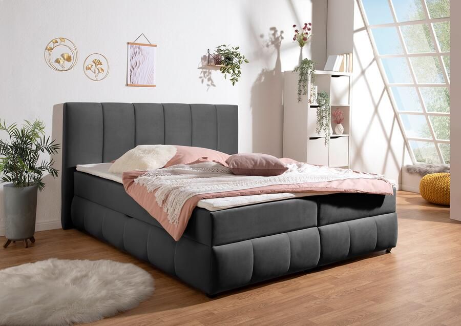 INOSIGN Boxspring Hartley Inclusief bedlade & topper kiesbaar in H2 H3 of H4 - Foto 3