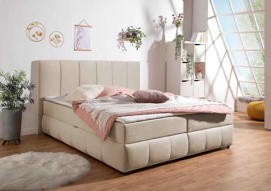 INOSIGN Boxspring Hartley Inclusief bedlade & topper kiesbaar in H2 H3 of H4 - Foto 3