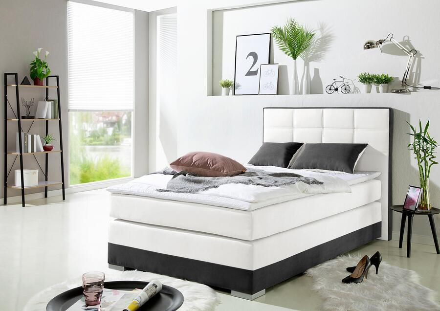 INOSIGN Boxspring inclusief topmatras en tweezijdig te gebruiken kussen - Foto 7