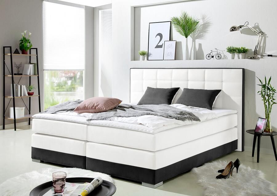 INOSIGN Boxspring inclusief topmatras en tweezijdig te gebruiken kussen - Foto 6