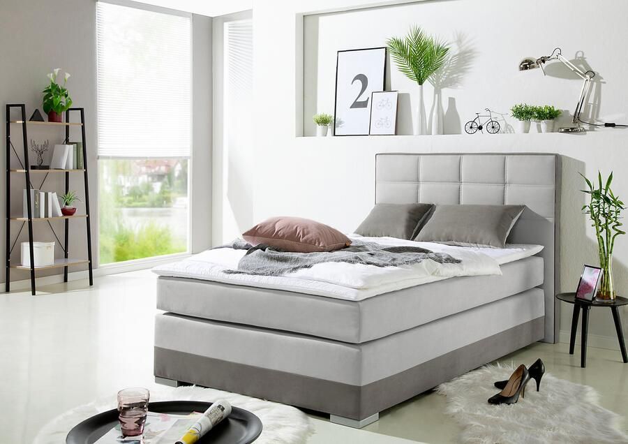 INOSIGN Boxspring inclusief topmatras en tweezijdig te gebruiken kussen - Foto 6