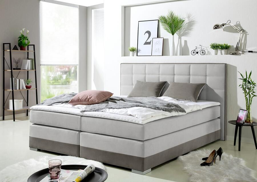 INOSIGN Boxspring inclusief topmatras en tweezijdig te gebruiken kussen - Foto 6
