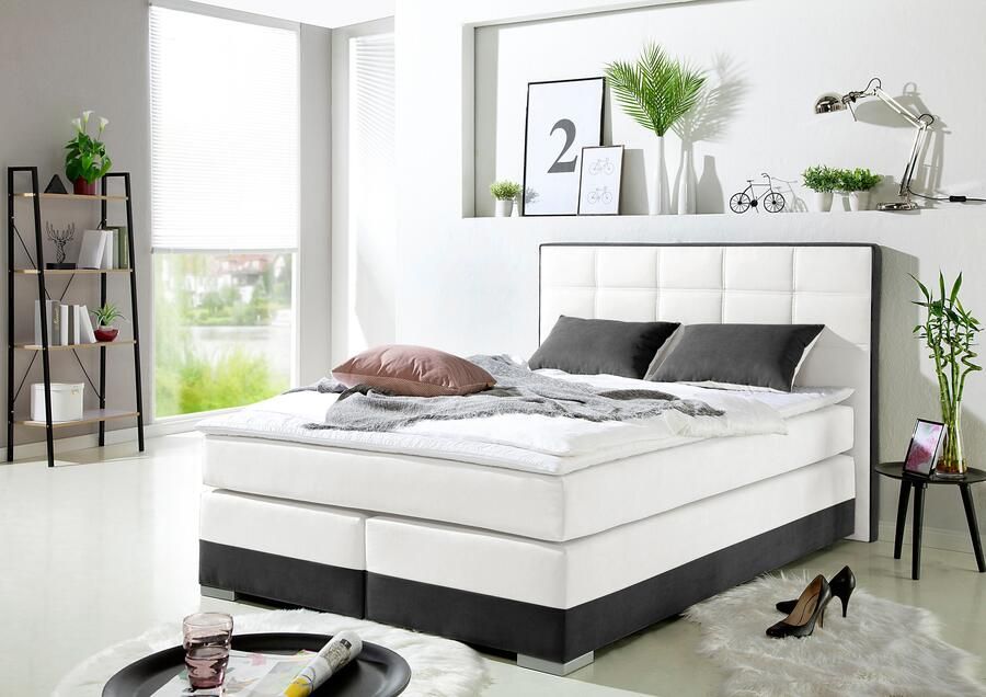 INOSIGN Boxspring inclusief topmatras en tweezijdig te gebruiken kussen - Foto 6