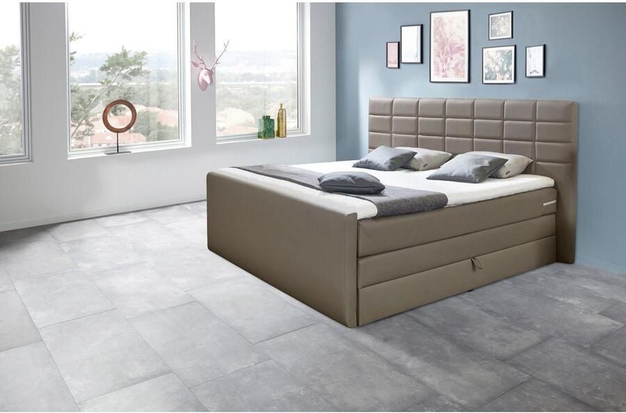 INOSIGN Boxspring Lethbridge incl. bedbox en matrastopper twee matrastypes in h2 - Foto 4