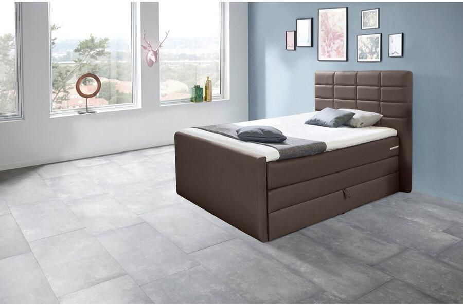 INOSIGN Boxspring Lethbridge incl. bedbox en matrastopper twee matrastypes in h2 - Foto 5