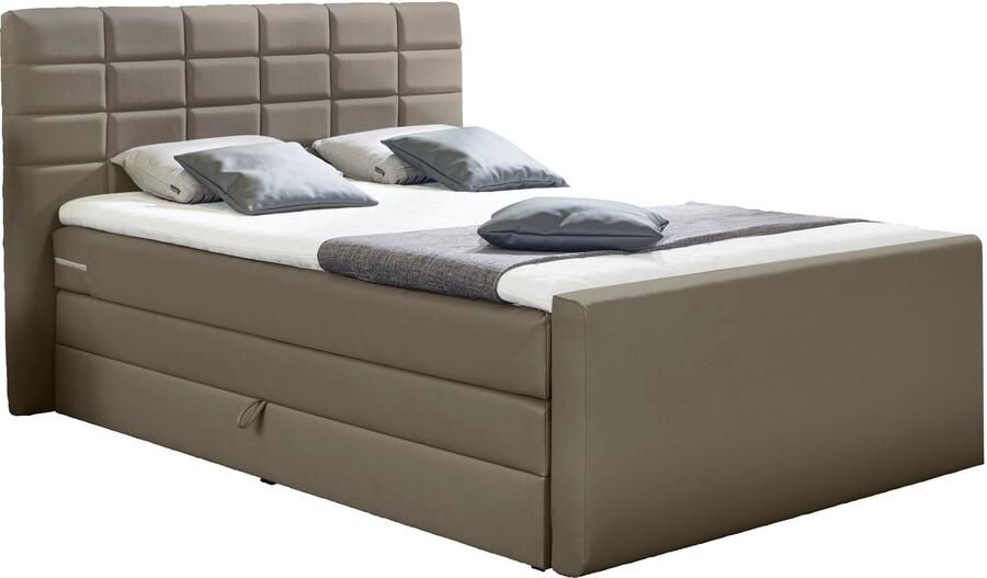 INOSIGN Boxspring Lethbridge incl. bedbox en matrastopper twee matrastypes in h2 - Foto 6