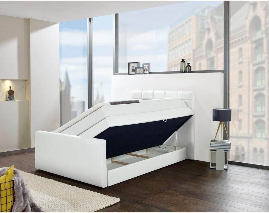 INOSIGN Boxspring Lethbridge incl. bedbox en matrastopper twee matrastypes in h2