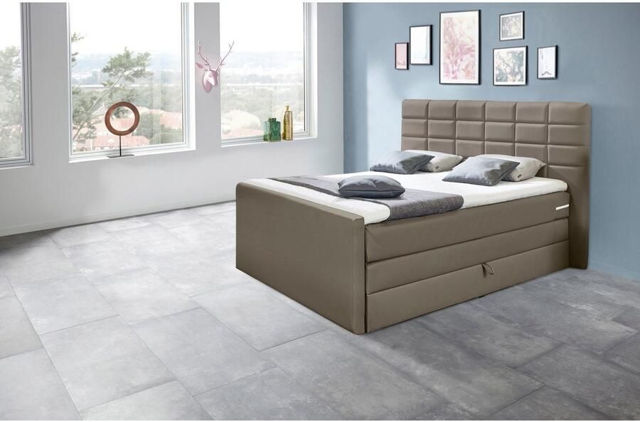 INOSIGN Boxspring Lethbridge incl. bedbox en matrastopper twee matrastypes in h2 - Foto 5