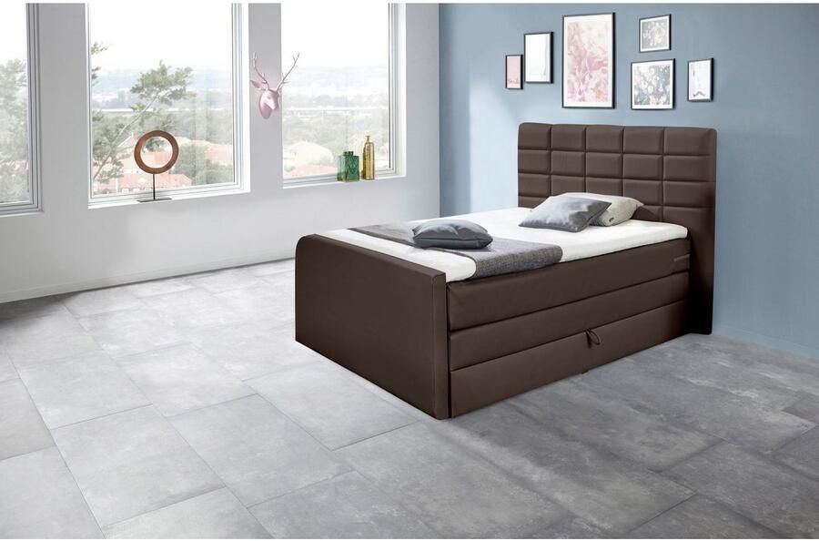 INOSIGN Boxspring Lethbridge incl. bedbox en matrastopper twee matrastypes in h2 - Foto 4