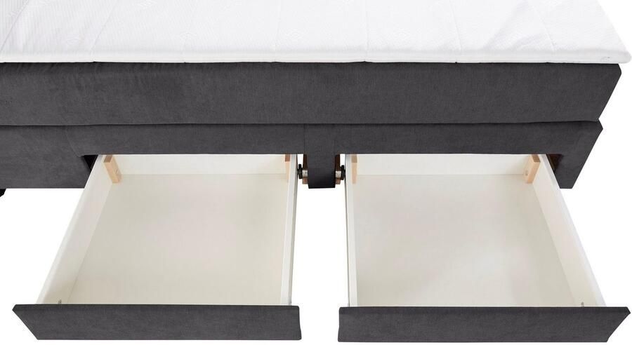 INOSIGN Boxspring Luan Laden ledverlichting en topmatras in breedte 120 cm en 180 cm - Foto 16