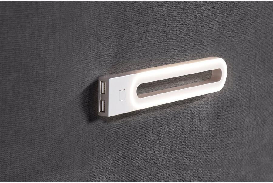 INOSIGN Boxspring Luan Laden ledverlichting en topmatras in breedte 120 cm en 180 cm - Foto 8