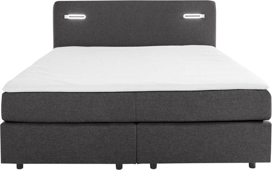 INOSIGN Boxspring Luan Laden ledverlichting en topmatras in breedte 120 cm en 180 cm - Foto 8