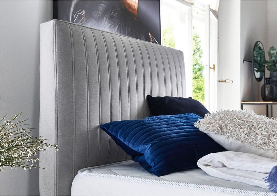 INOSIGN Boxspring Mackay 100% veganistisch gemakkelijk te onderhouden overtrekstof met lade - Foto 7