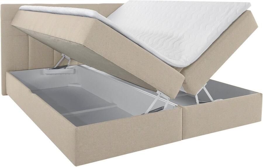 INOSIGN Boxspring OVALO optioneel met bedbox verkrijgbaar in h2 h3 & h4 - Foto 6