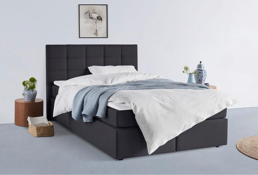 INOSIGN Boxspring OVALO optioneel met bedbox verkrijgbaar in h2 h3 & h4 - Foto 5