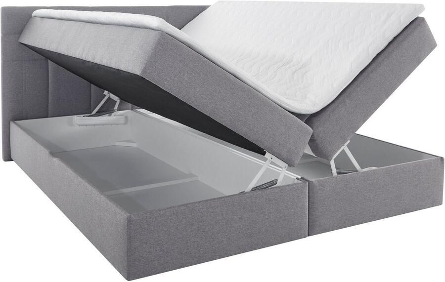 INOSIGN Boxspring OVALO optioneel met bedbox verkrijgbaar in h2 h3 & h4 - Foto 4