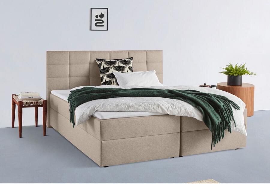 INOSIGN Boxspring OVALO optioneel met bedbox verkrijgbaar in h2 h3 & h4 - Foto 4
