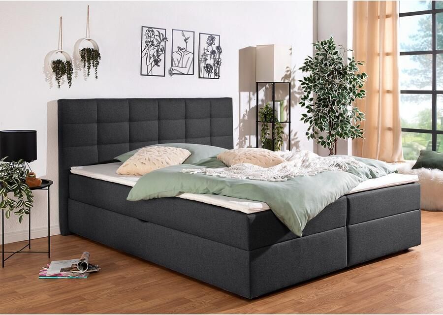 INOSIGN Boxspring OVALO optioneel met bedbox verkrijgbaar in h2 h3 & h4 - Foto 2
