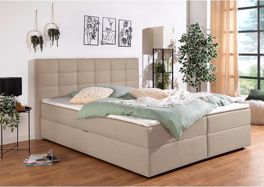 INOSIGN Boxspring OVALO optioneel met bedbox verkrijgbaar in h2 h3 & h4