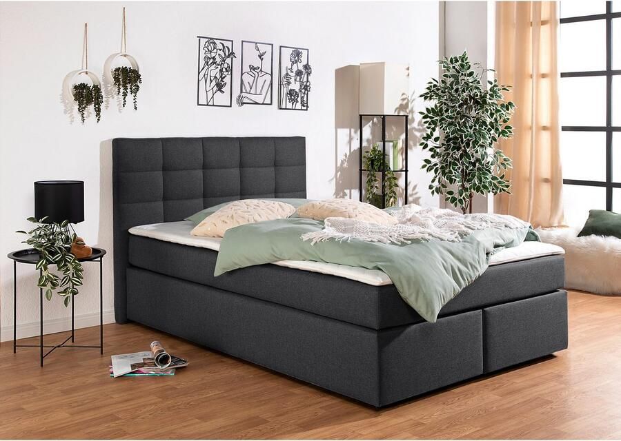 INOSIGN Boxspring OVALO optioneel met bedbox verkrijgbaar in h2 h3 & h4 - Foto 4