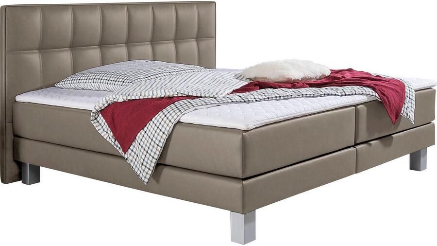 INOSIGN Boxspring Tavira in 4 breedten 4 kleuren en 3 matrassoorten incl. topmatras - Foto 3