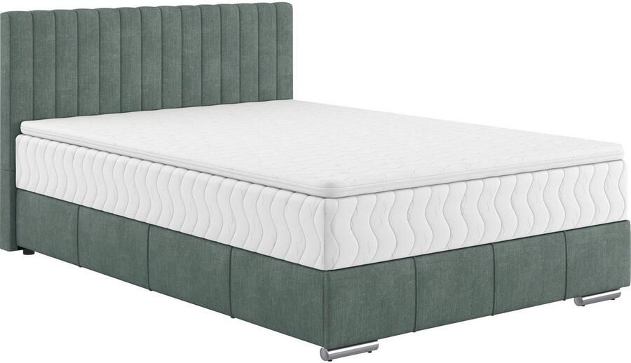 INOSIGN Boxspring Thor met bedbodem incl. matras topverkoper Topmatras en sierkussen in verschillende hardheden beschikbaar - Foto 3