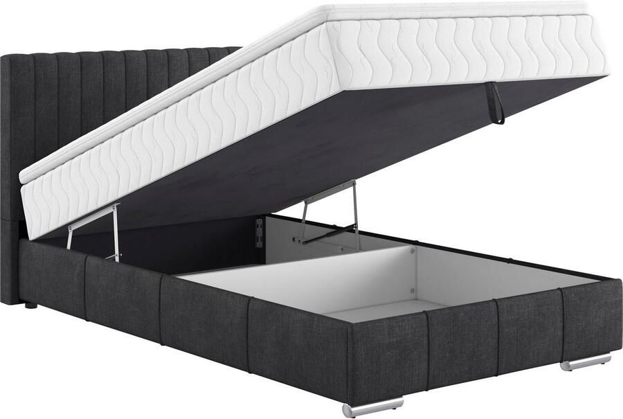 INOSIGN Boxspring Thor met bedbodem incl. matras topverkoper Topmatras en sierkussen in verschillende hardheden beschikbaar - Foto 2