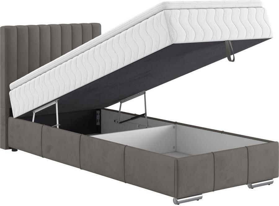 INOSIGN Boxspring Thor met bedbodem incl. matras topverkoper Topmatras en sierkussen in verschillende hardheden beschikbaar - Foto 2