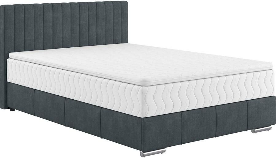 INOSIGN Boxspring Thor met bedbodem incl. matras topverkoper Topmatras en sierkussen in verschillende hardheden beschikbaar - Foto 3