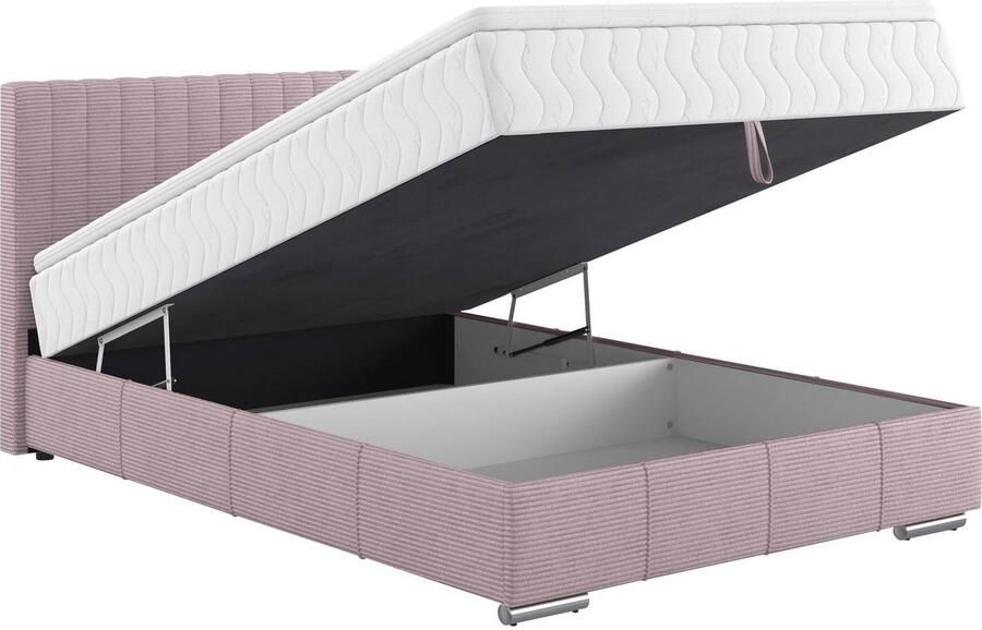 INOSIGN Boxspring Thor met bedbodem incl. matras topverkoper Topmatras en sierkussen in verschillende hardheden beschikbaar - Foto 2
