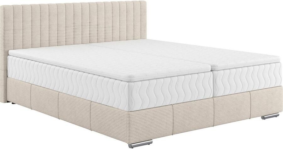 INOSIGN Boxspring Thor met bedbodem incl. matras topverkoper Topmatras en sierkussen in verschillende hardheden beschikbaar - Foto 3