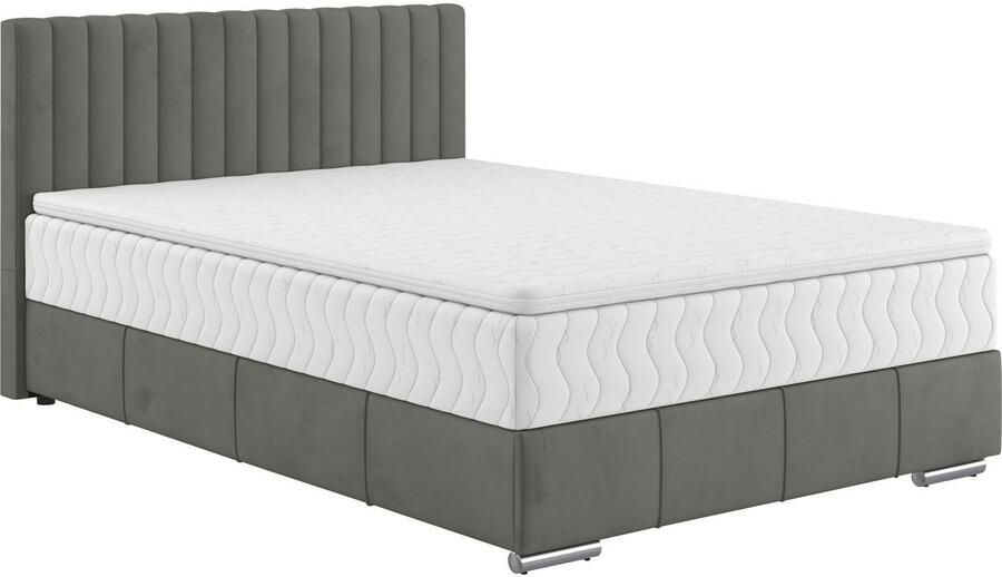 INOSIGN Boxspring Thor met bedbodem incl. matras topverkoper Topmatras en sierkussen in verschillende hardheden beschikbaar - Foto 3