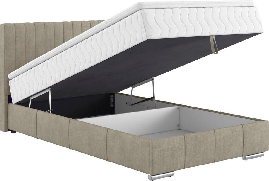 INOSIGN Boxspring Thor met bedbodem incl. matras topverkoper Topmatras en sierkussen in verschillende hardheden beschikbaar - Foto 2