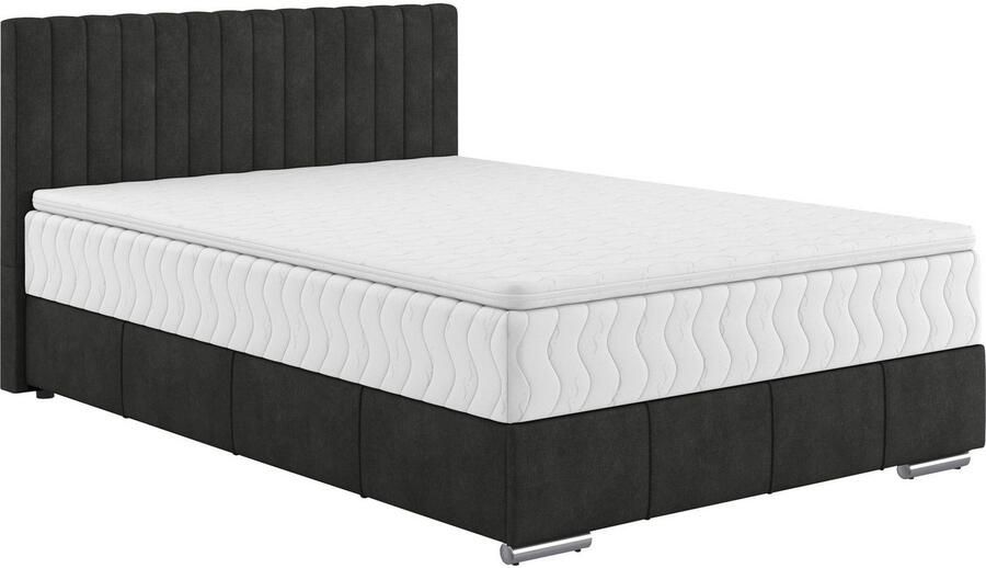 INOSIGN Boxspring Thor met bedbodem incl. matras topverkoper Topmatras en sierkussen in verschillende hardheden beschikbaar - Foto 3