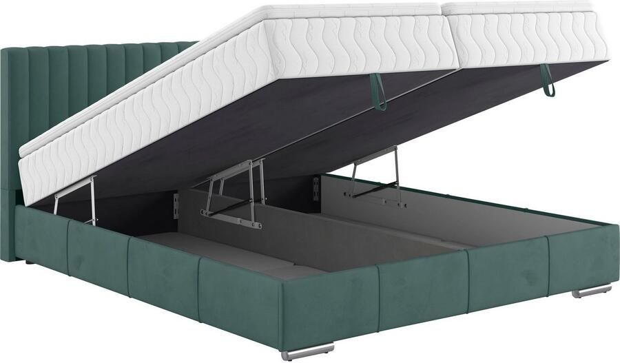 INOSIGN Boxspring Thor met bedbodem incl. matras topverkoper Topmatras en sierkussen in verschillende hardheden beschikbaar - Foto 2
