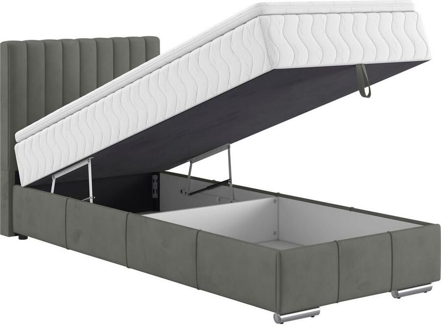 INOSIGN Boxspring Thor met bedbodem incl. matras topverkoper Topmatras en sierkussen in verschillende hardheden beschikbaar - Foto 2
