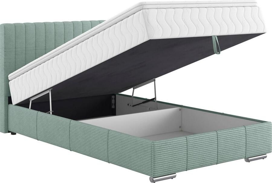 INOSIGN Boxspring Thor met bedbodem incl. matras topverkoper Topmatras en sierkussen in verschillende hardheden beschikbaar - Foto 2