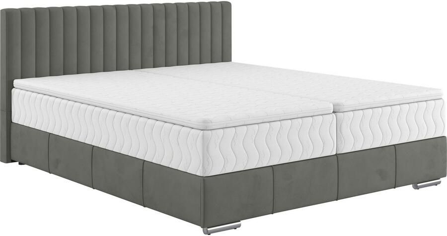 INOSIGN Boxspring Thor met bedbodem incl. matras topverkoper Topmatras en sierkussen in verschillende hardheden beschikbaar - Foto 3